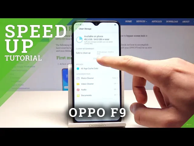 Video thumbnail for How to Speed Up OPPO F9 - Optimization / Clean Up System