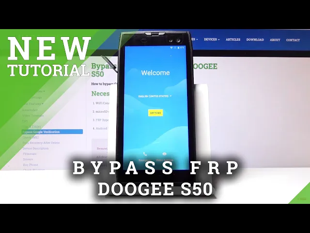 Video thumbnail for How to Unlock FRP on DOOGEE S50 – Skip Google Verification
