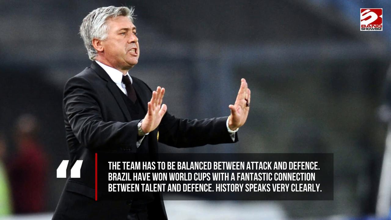 Video thumbnail for 'Balance is also very important...' Carlo Ancelotti on Brazil team's World Cup ambitions