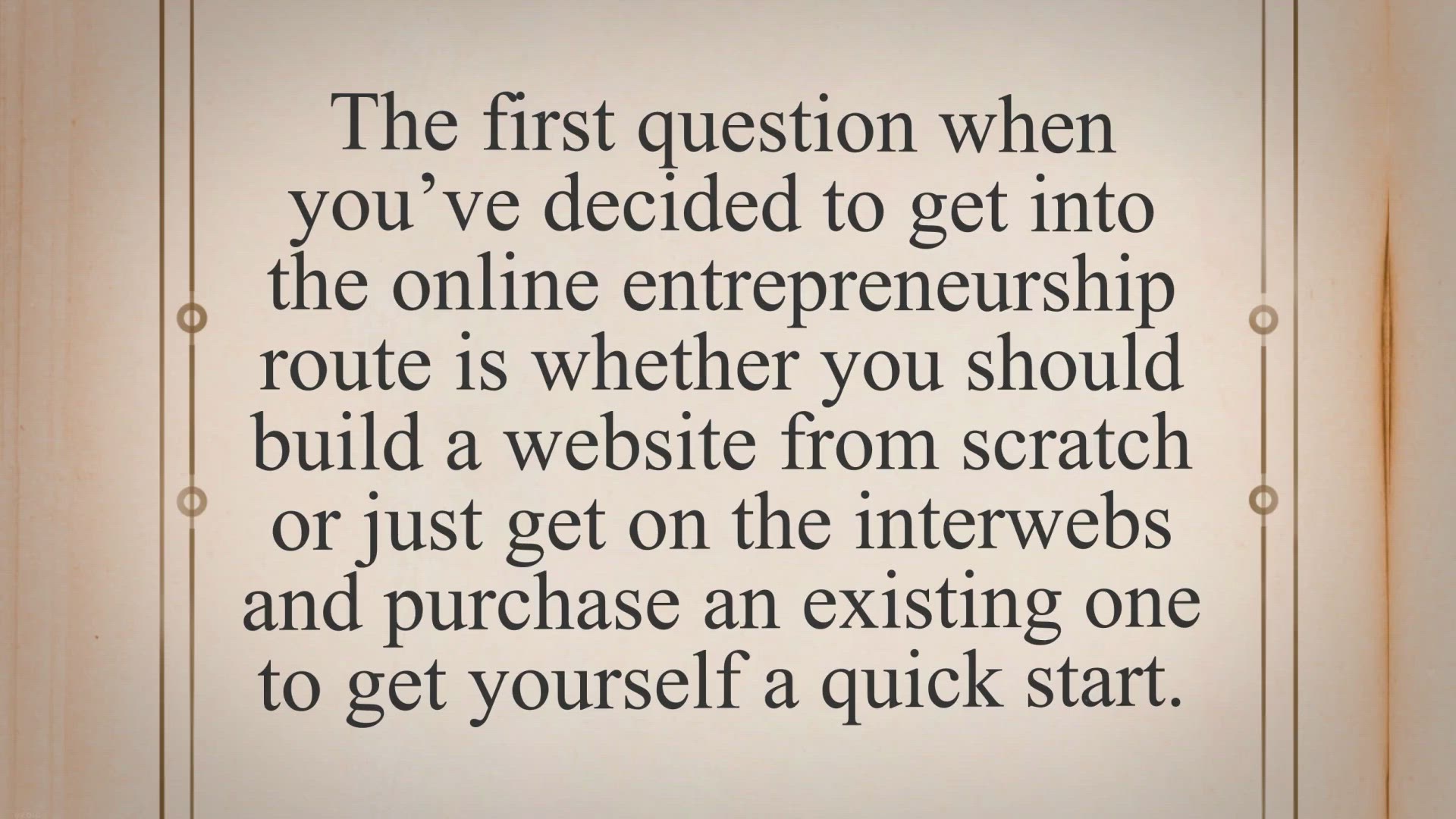 Video thumbnail for 5 Reasons To Build Instead Of Buy A Website