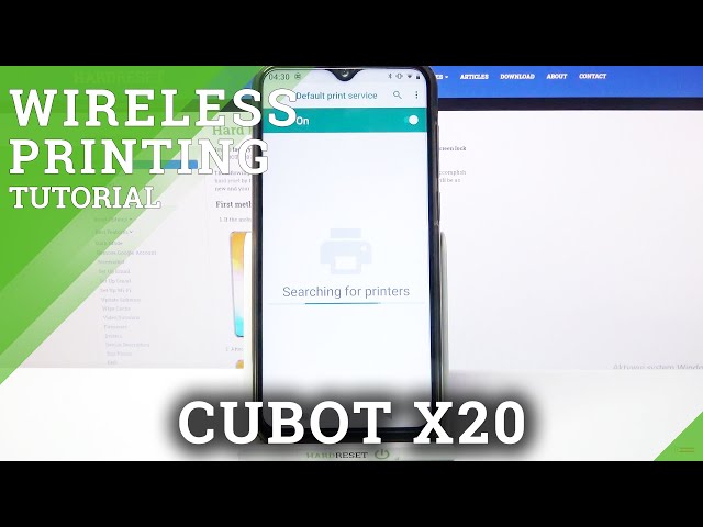 Video thumbnail for CUBOT X20 and Printer Connection - Start Wireless Printing