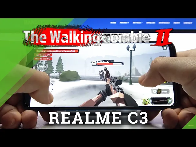 Video thumbnail for Gaming Efficiency Checkup on Realme C3 - The Walking Zombie Shooter 2 | Game Test