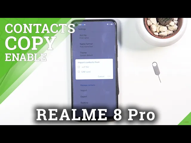 Video thumbnail for How to Copy Contacts on REALME 8 Pro – Import & Export Contacts