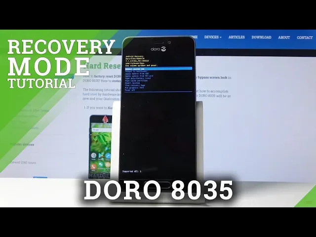 Video thumbnail for How to activate Recovery Mode in Doro 8035 – Troubleshooting Module