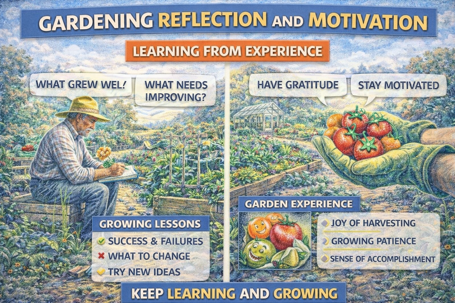 Video thumbnail for Gardening Reflection and Motivation | Learning From Experience