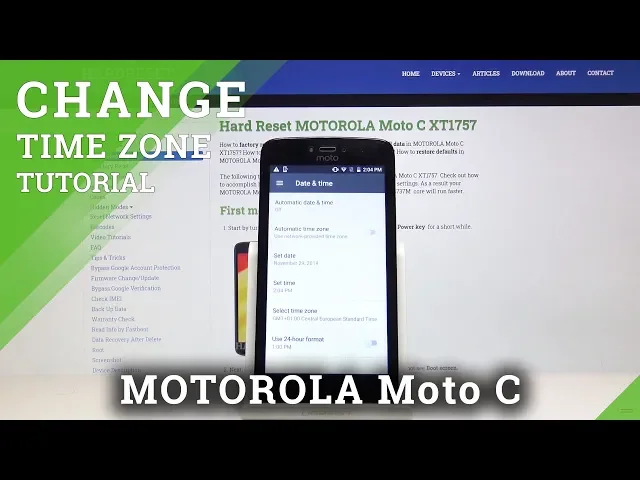 Video thumbnail for How to Change Date & Time in MOTOROLA Moto C XT1757
