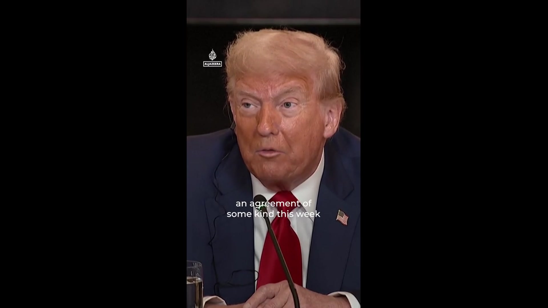 'Video thumbnail for Trump: ‘Very good chance’ of Gaza ceasefire this week or next'