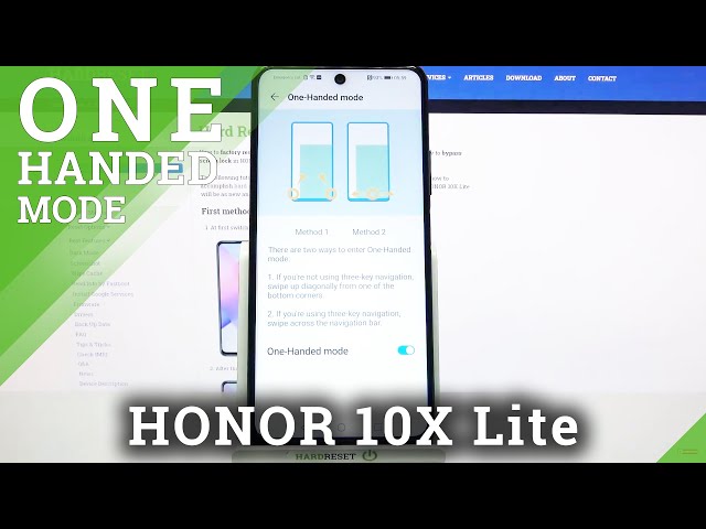 Video thumbnail for How to Enable One Handed Mode in HONOR 10X Lite – Activate One Handed Mode
