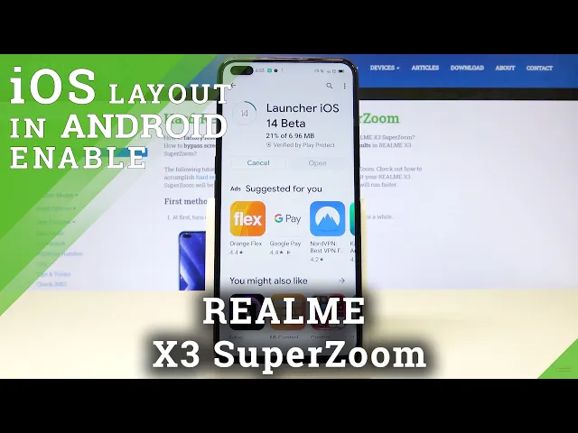Video thumbnail for How to Download and Install iOS Launcher on REALME X3 SuperZoom – Apply Apple Layout