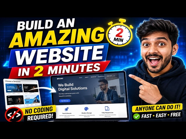 Video thumbnail for 🔥 Build a Stunning Website in Just 2 Minutes with Medo Dev AI!
