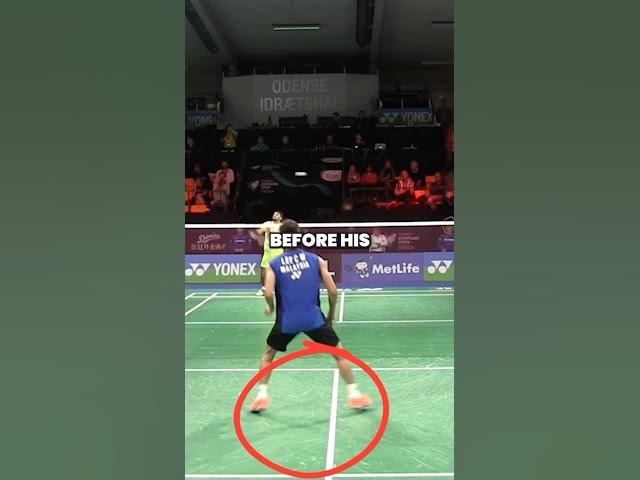 Video thumbnail for How To Split Step Properly In Badminton #badminton #badmintonhighlights #leechongwei