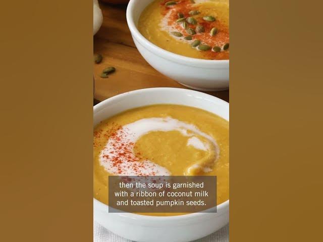 Video thumbnail for YOUTUBE Best Roasted Butternut Squash Apple Potato Soup SHORT 1280p 30fps
