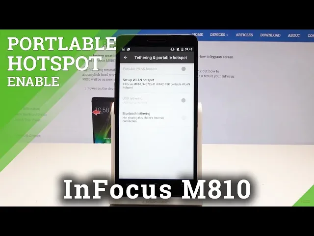 Video thumbnail for How to activate Portable Hotspot in InFocus M810 - Wi-Fi Sharing