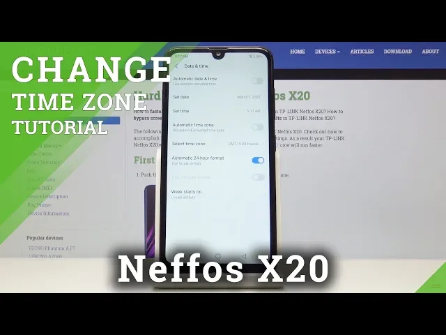 Video thumbnail for How to Change Date & Time in TP-LINK Neffos X20 - Time Settings