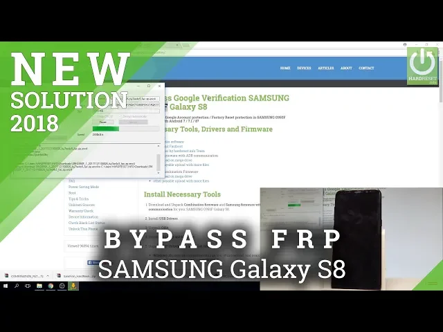 Video thumbnail for How to Unlock FRP in SAMSUNG Galaxy S8 - Bypass Google Verification 2018