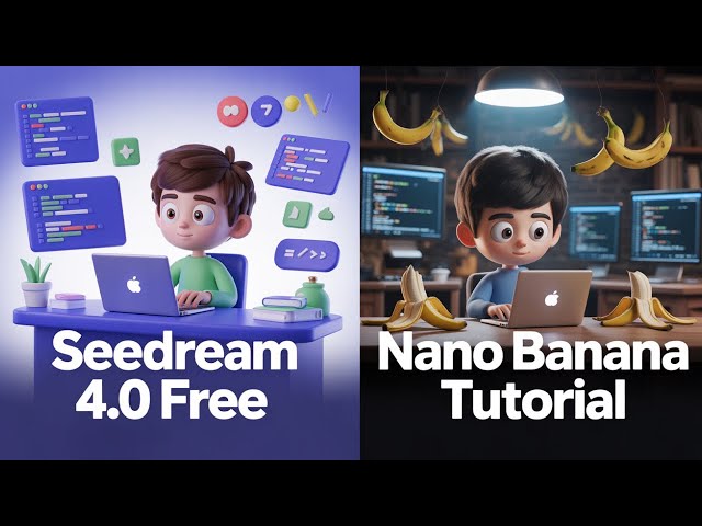 Video thumbnail for Seedream 4.0 VS Nano Banana | How to Use Seedream 4.0 Free - Best AI Image Generator Tutorial