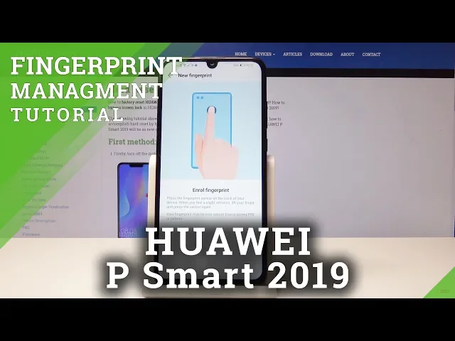 Video thumbnail for How to Add Fingerprint on HUAWEI P Smart 2019 - Set Up Fingerprint