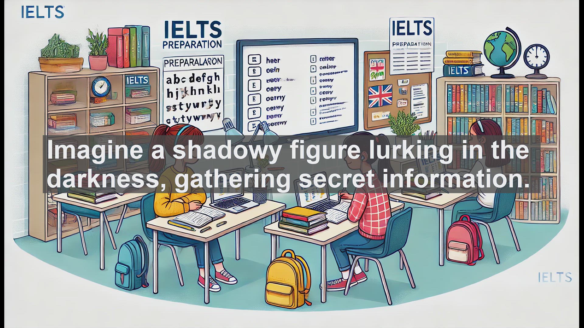 'Video thumbnail for 2500 Must Know IELTS 6.5 Vocabulary - Spy: Boost Your IELTS Vocabulary with This Intriguing Word'