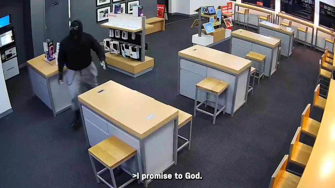 Video thumbnail for US: Man Calls Police After His Car Is Stolen While Robbing Store In Maryland.