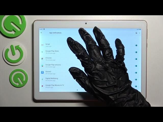 Video thumbnail for How to Turn On/Off App Notifications on TOSCIDO X109 – Manage Notifications