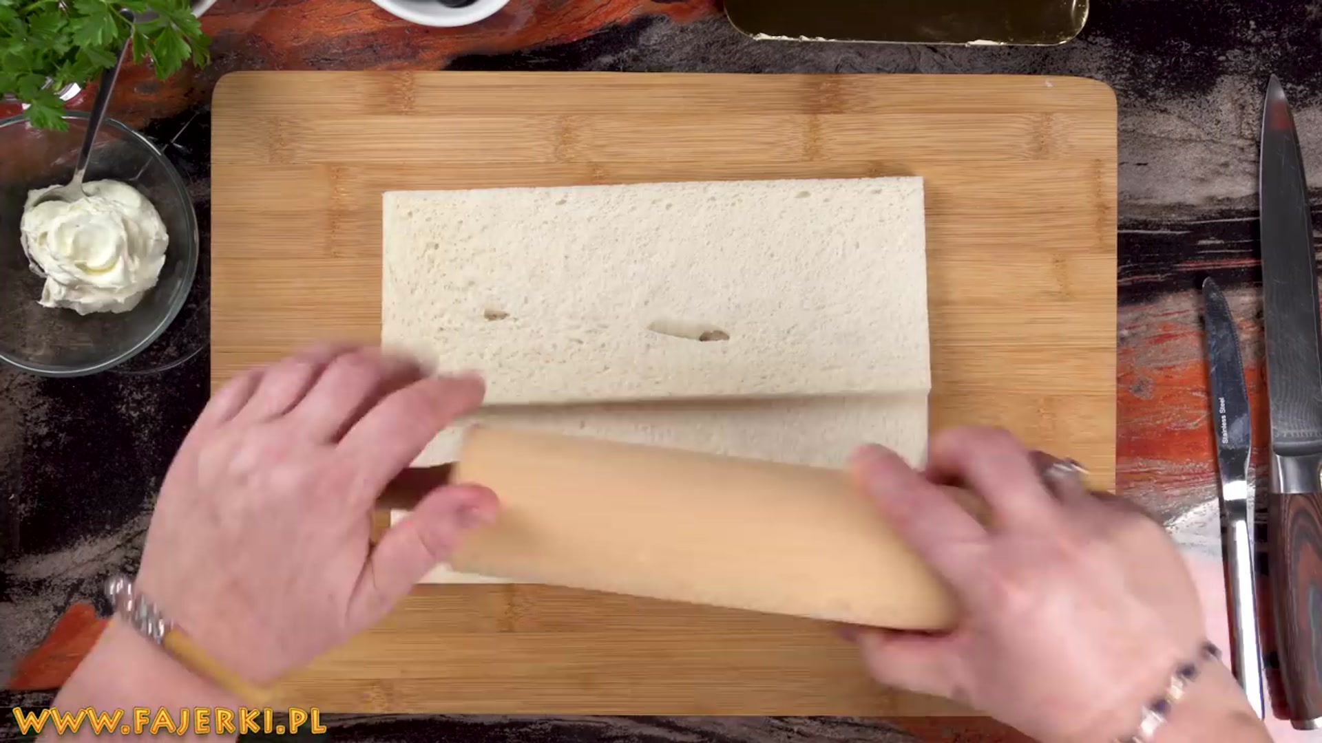 Video thumbnail for Przekąski z tramezzino_ szynka Prosciutto Cotto_ łosoś_ pasztet – szybko i smacznie(720P_HD)