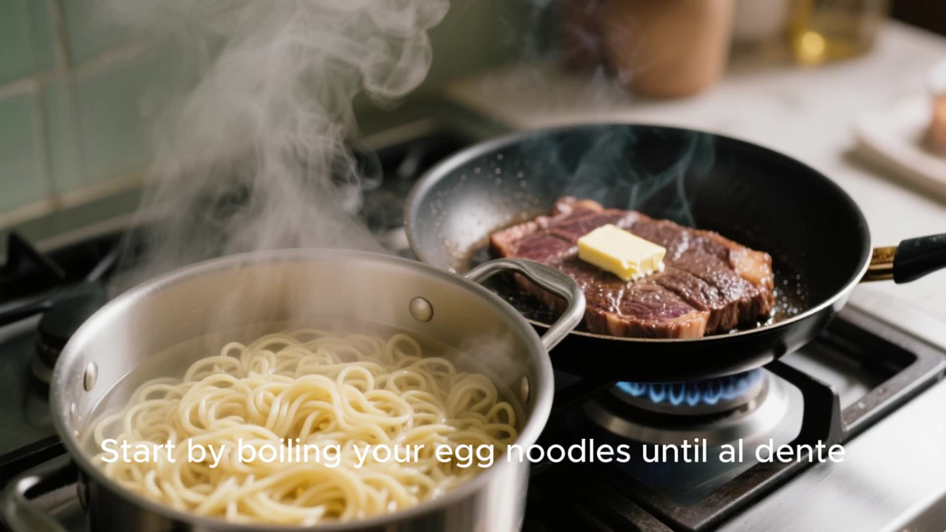 Video thumbnail for Beef Stroganoff with Egg Noodles