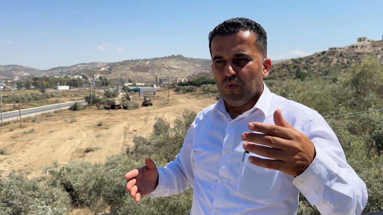 Video thumbnail for Israeli army uproots Palestinian olive trees in Jenin ahead of harvest.