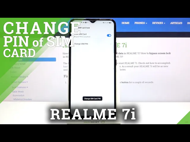 Video thumbnail for How to Change SIM PIN in REALME 7i – PIN Protection