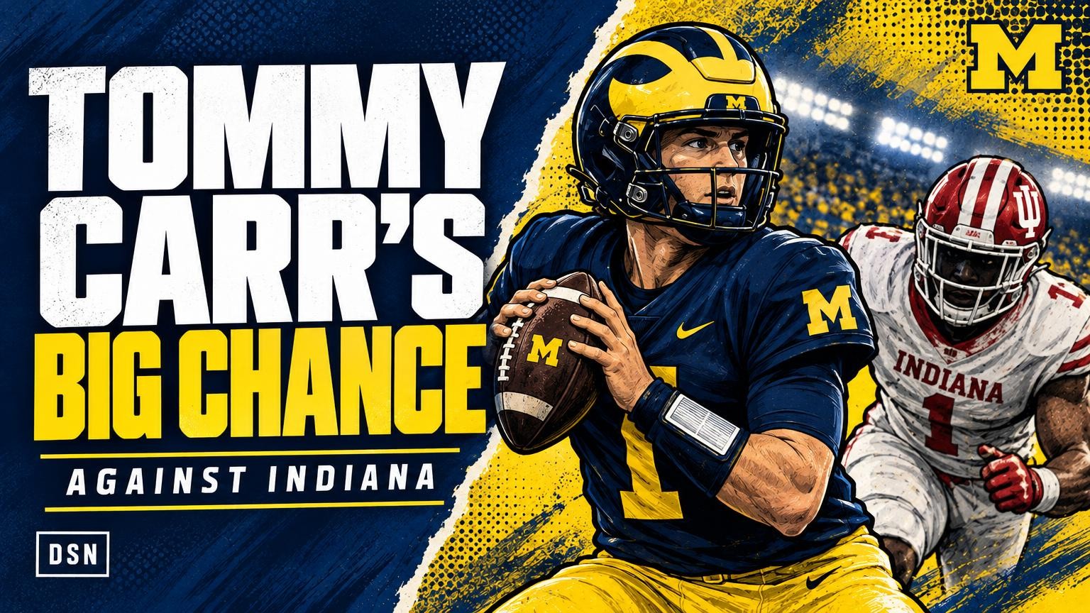 Video thumbnail for Michigan needs Tommy Carr to spark an upset over Indiana