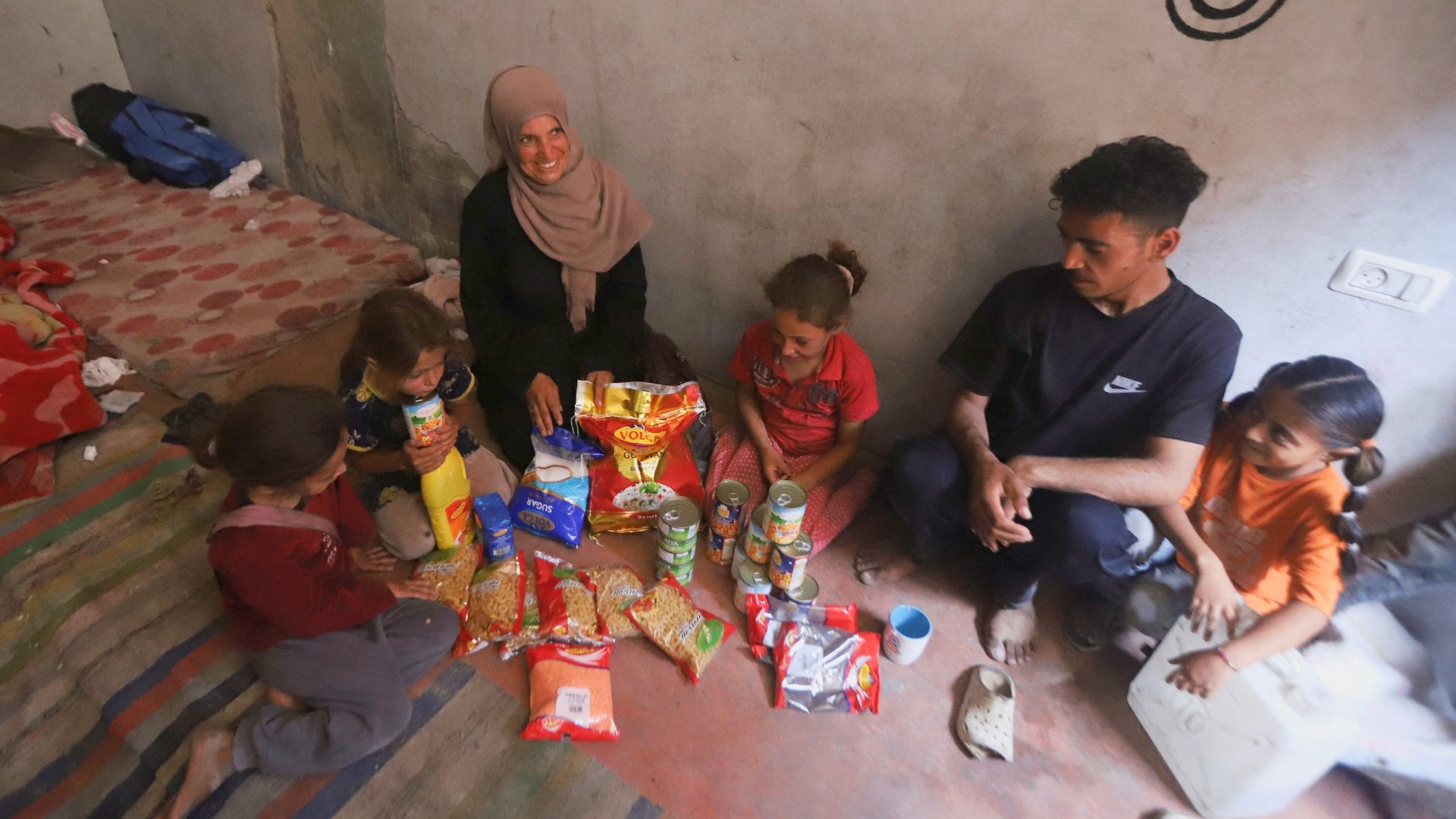 Video thumbnail for Gaza families rely on aid as war destroys livelihoods and funding dries up