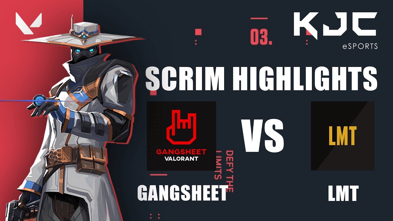 Video thumbnail for VALORANT Scrim Highlights | Team GANGSHEET VS Team LMT | 19 Mar, 2021 | KJC eSports