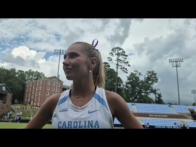 Video thumbnail for #UNC coach Erin Matson, Sofia Ferri and Merritt Skubisz after shootout win over No. 3 Princeton