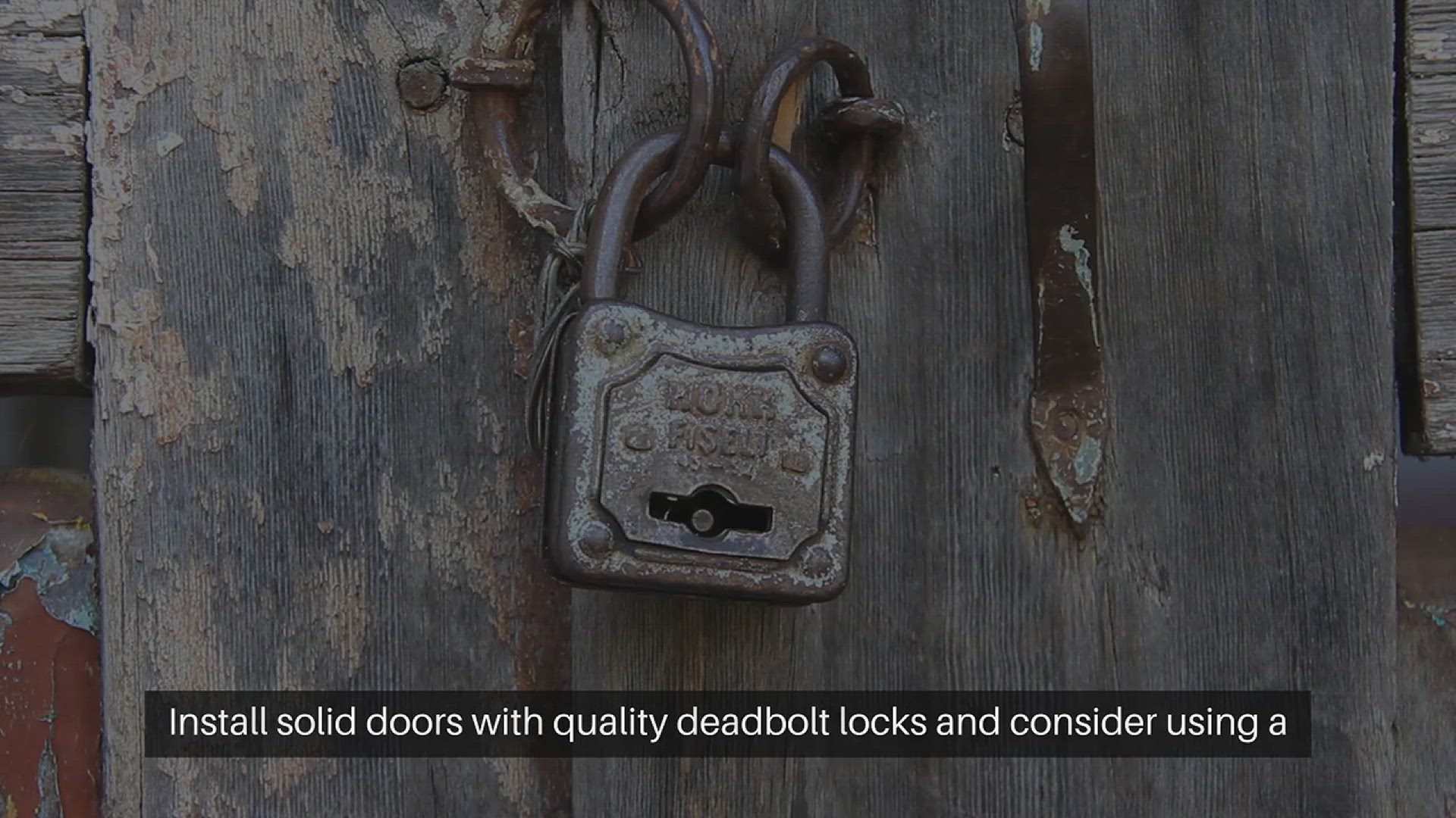 Video thumbnail for How To Secure Your Homes Exterior