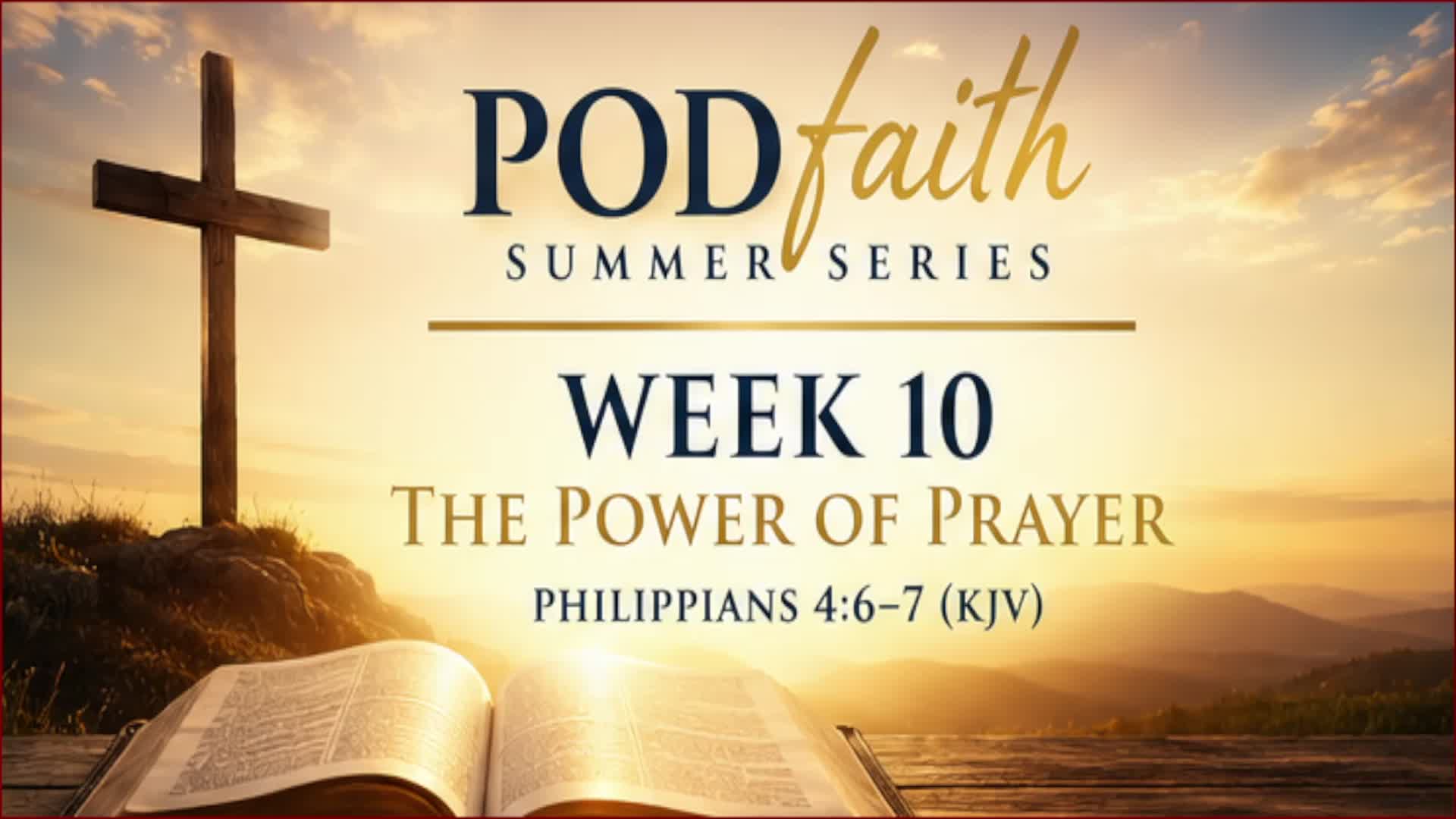 Video thumbnail for "The Power of Prayer" S01 Ep10