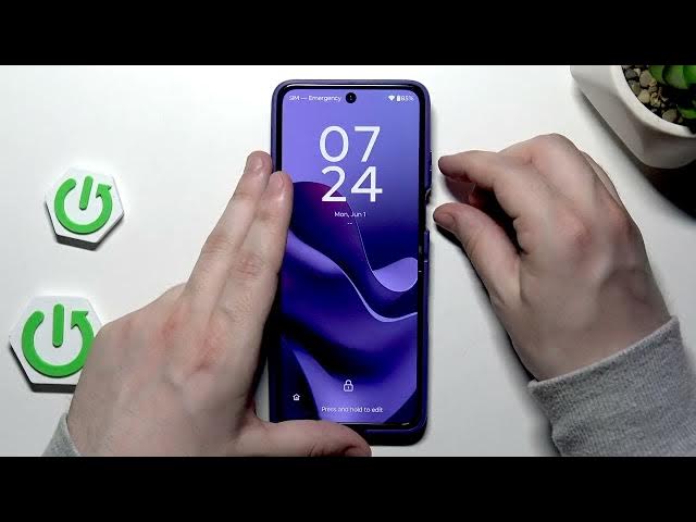 Video thumbnail for MOTOROLA Razr 70 Ultra - How to Unlock Without Password