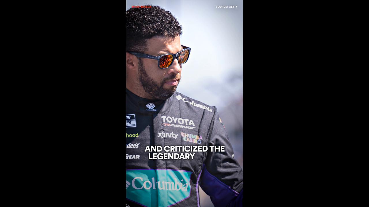 Video thumbnail for Bubba Wallace SLAMMED Talladega Nights!