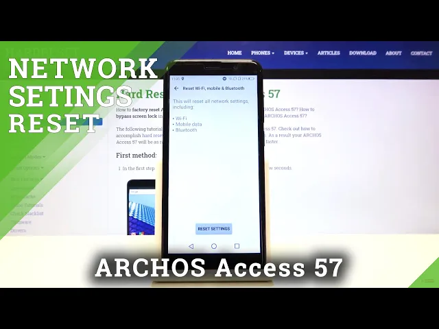 Video thumbnail for How to Reset Network Preferences in ARCHOS Access 57 – Network Settings