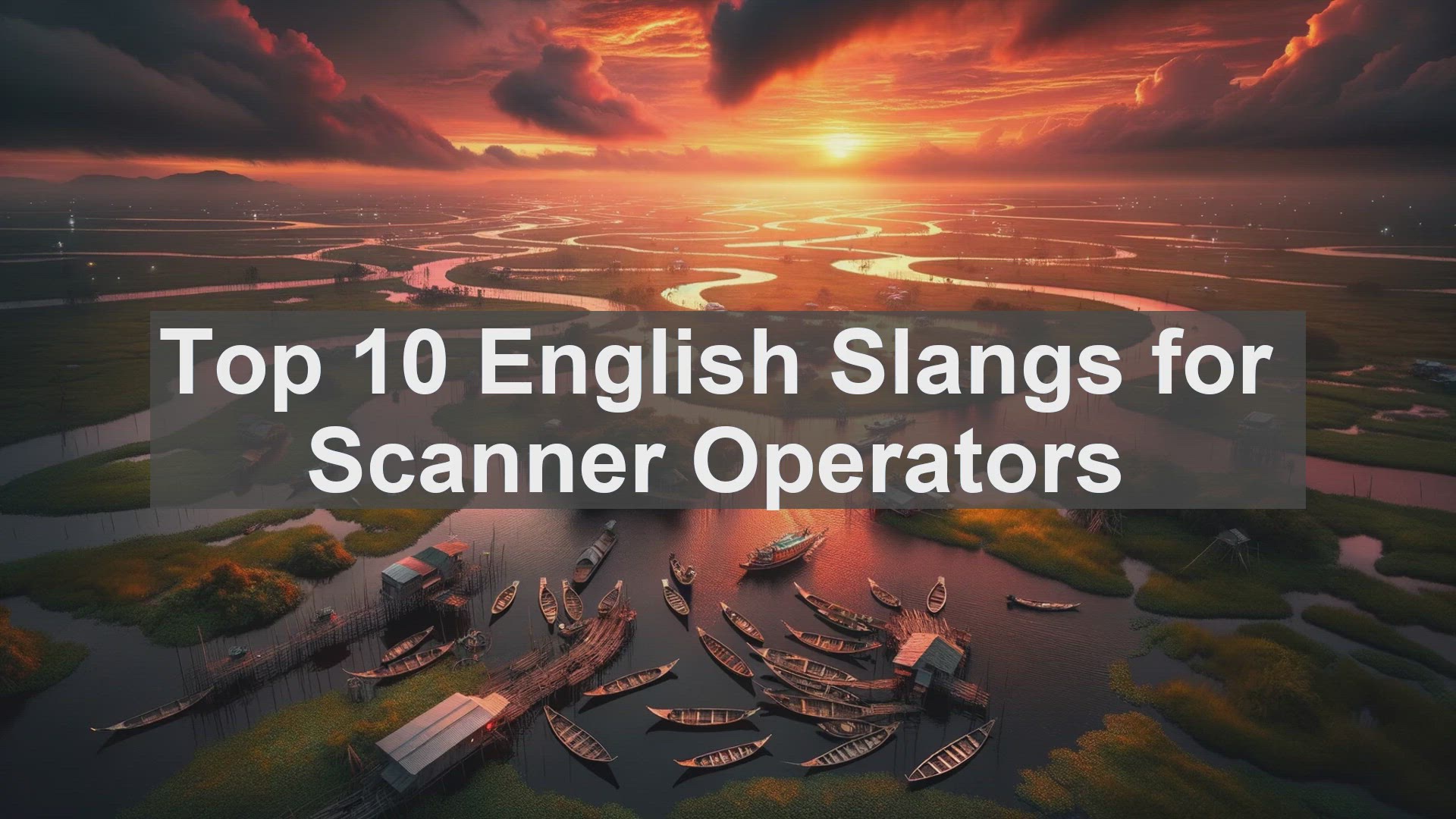 'Video thumbnail for Top 10 English Slangs for Scanner Operators'