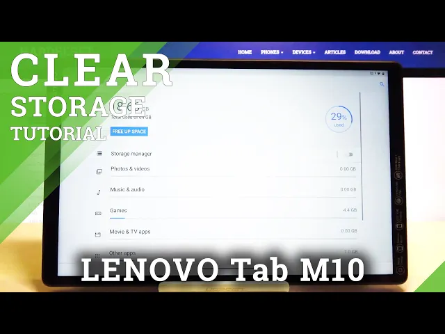 Video thumbnail for How to Clean Storage in LENOVO Tab M10 – Delete Junk Files