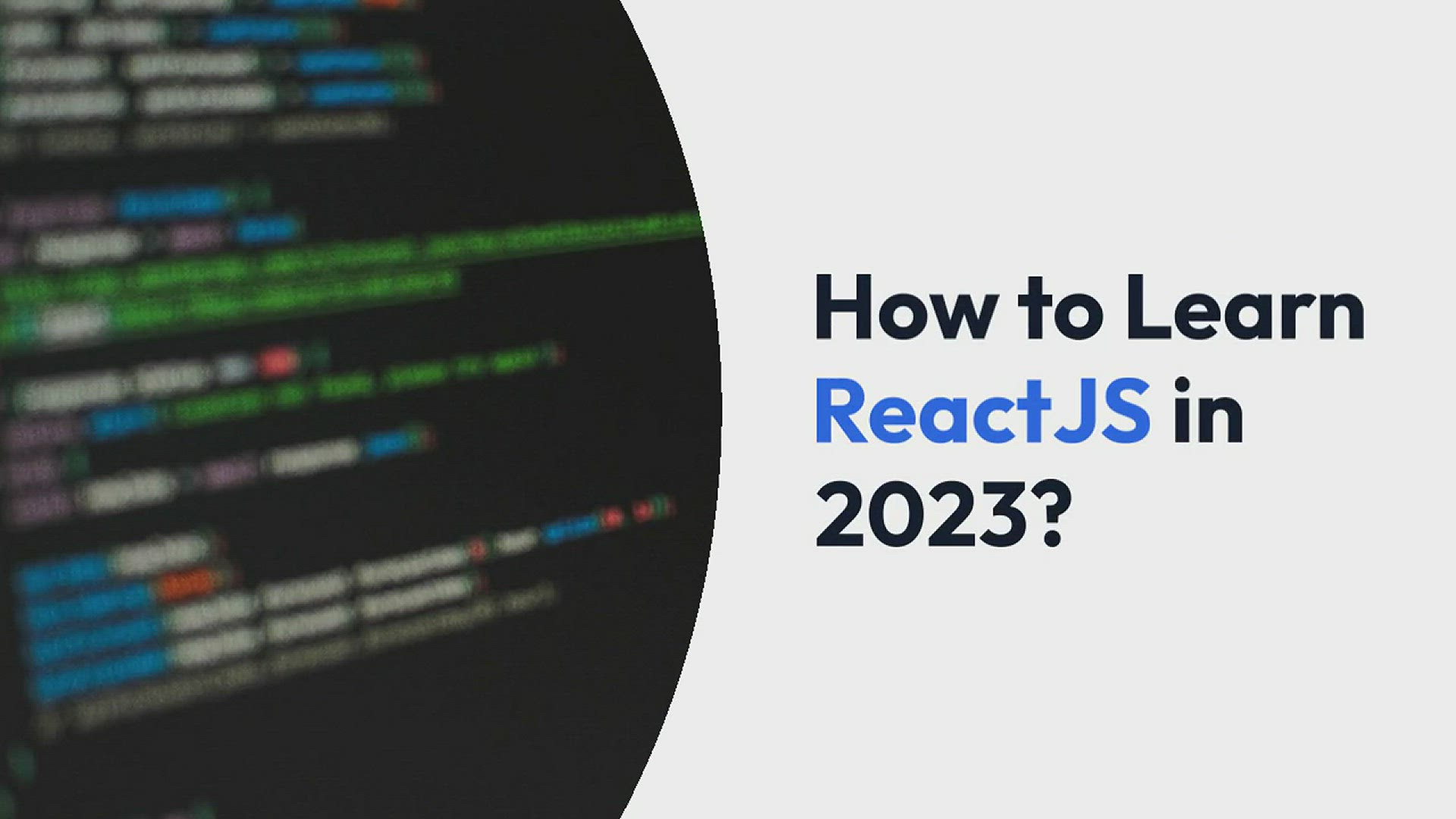 'Video thumbnail for How to Learn ReactJS in 2023?'