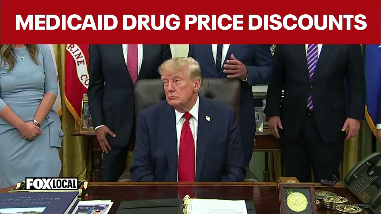 Video thumbnail for FULL: President Trump speaks after banning CNN, MS NOW and Politico from White House