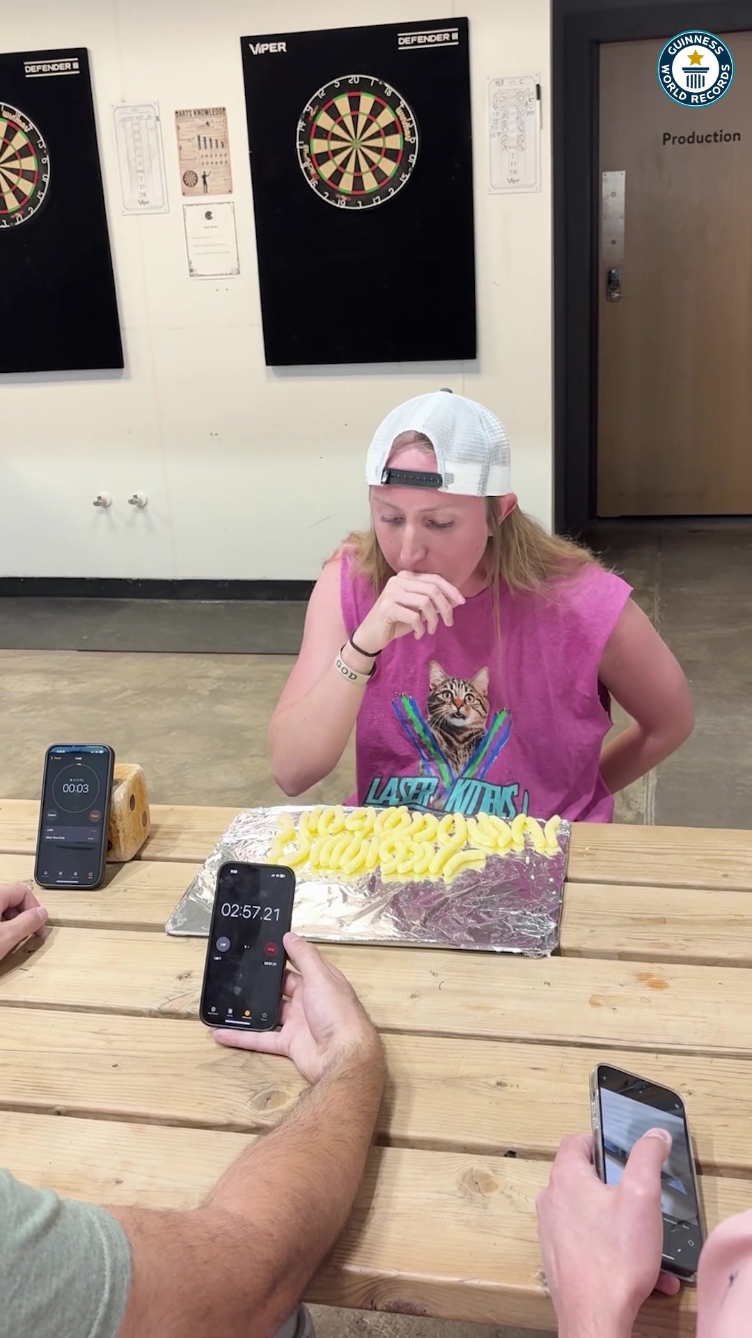 Video thumbnail for Most cheese puffs eaten in three minutes  46 by Grace Frazier