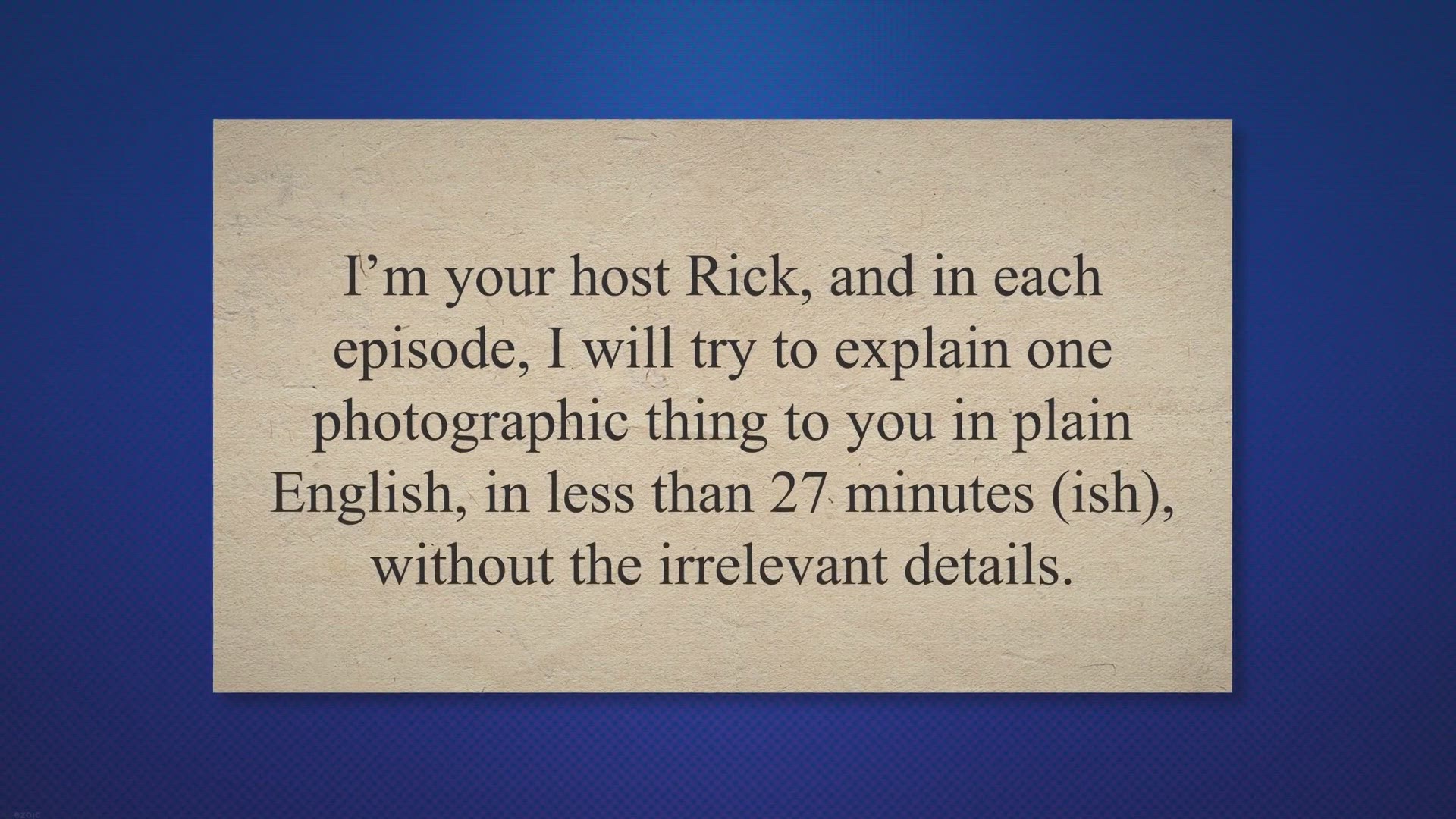 Video thumbnail for How Do You Take The Best Photos You Can Every Time?