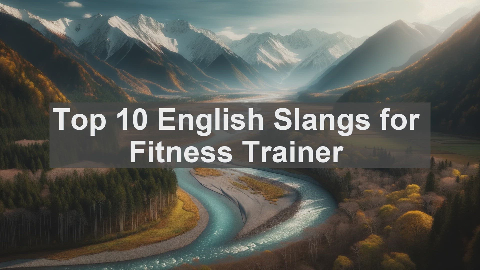 'Video thumbnail for Top 10 English Slangs for Fitness Trainer'