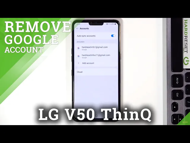Video thumbnail for How to Remove Google Account in LG V50 ThinQ – Delete Google Account