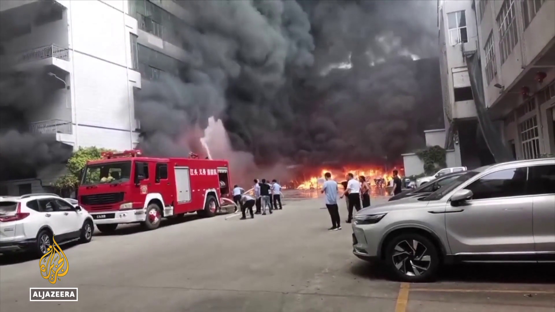 Video thumbnail for China shoe factory fire: President Xi orders investigation into cause of blaze