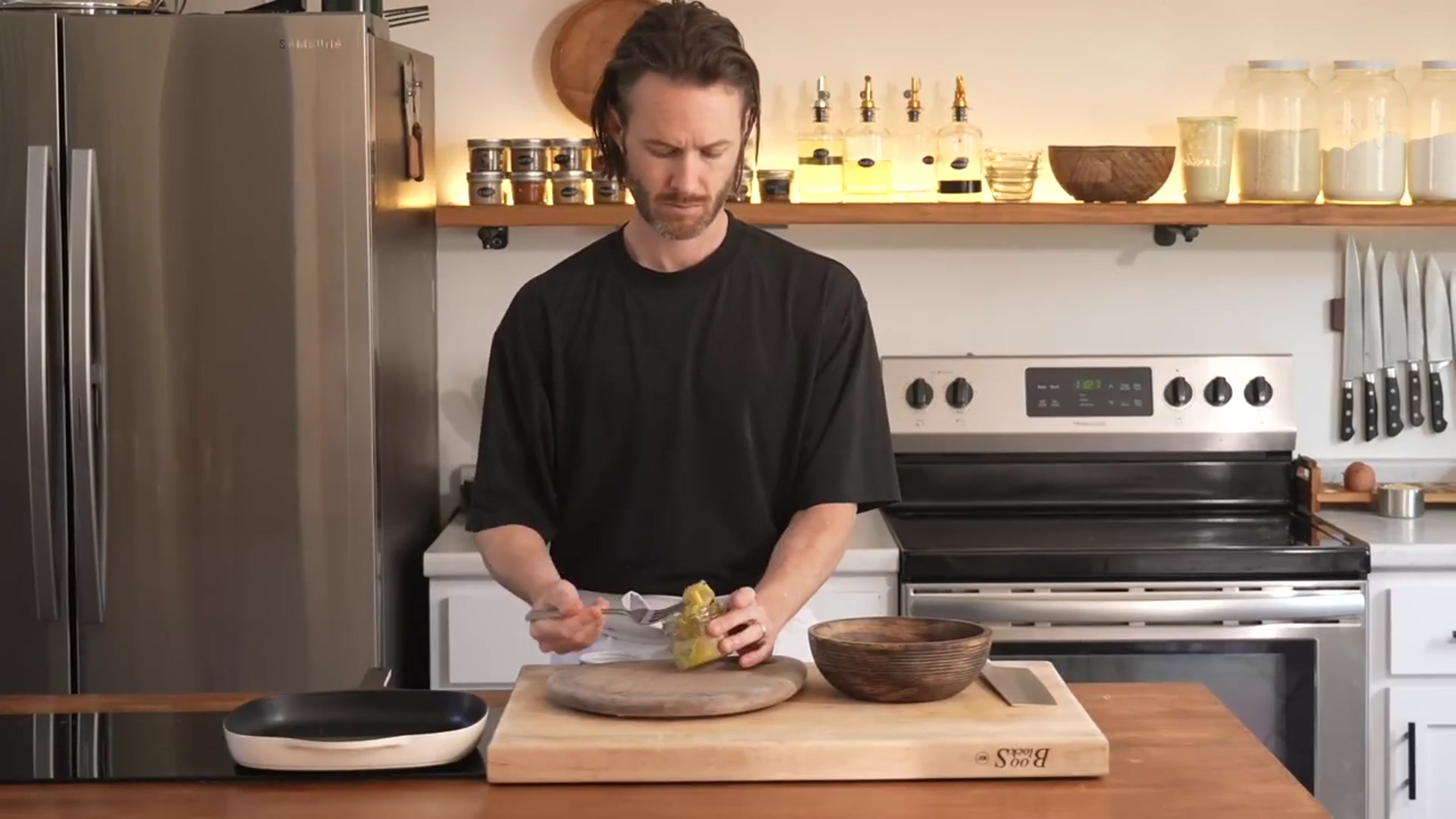 'Video thumbnail for The Ultimate Lunch Break Salad Turned Sandwich'