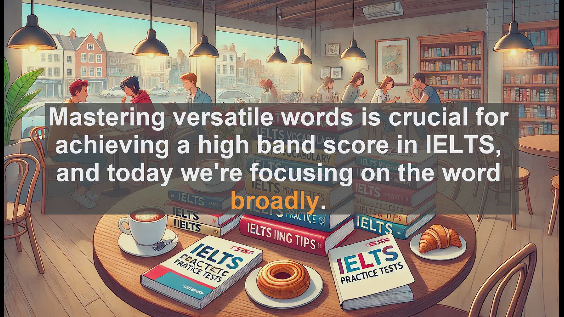 'Video thumbnail for 2500 Must Know IELTS 6.5 Vocabulary - How to Use 'Broadly' in IELTS: Boost Your Band Score'