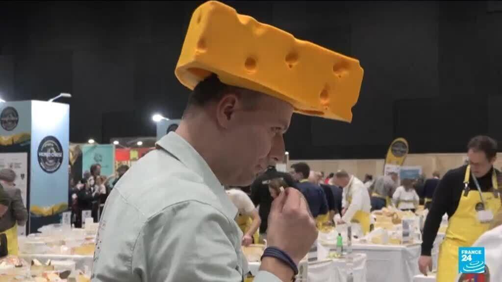Video thumbnail for A Swiss Gruyere was crowned the 2025 World Cheese Champion