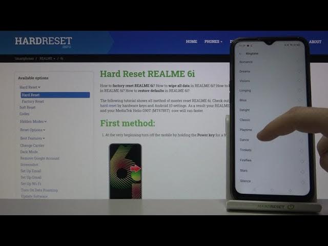 Video thumbnail for Alarm Tones on Realme 6i – Available Sounds of Alarms